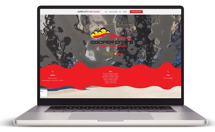 Minimalist Neutral Multi Device Computer Mockup Website Launch Instagram Post